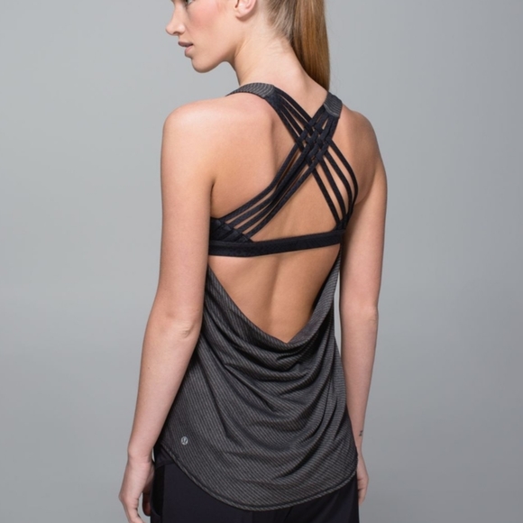 Lululemon Wild Tank Stappy Bra and Open Back